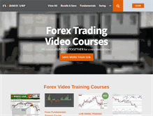 Tablet Screenshot of fxbootcamp.com